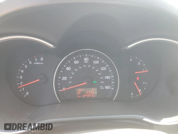 2015 Kia Sorento LX with VIN 5XYKTDA72FG650390, listed as a Copart auction lot 53330725 with 124,943 mi miles and Salvage Title. Bid and sale history available at carsss.com. Image 9.