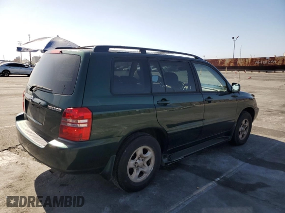 2002 Toyota Highlander with VIN JTEGD21A020022889, listed as a Copart auction lot 61271405 with 197,300 mi miles and Clean title. Bid and sale history available at DreamBid. Image 3.