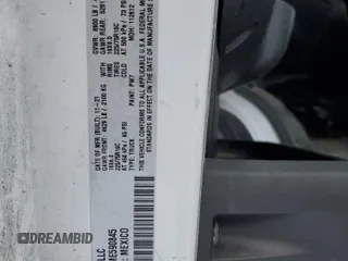 2021 Ram ProMaster Cargo with VIN 3C6LRVDG4ME590845, listed as a Copart auction lot 52055975 with 72,012 mi miles and Salvage Title. Bid and sale history available at carsss.com. Image 12.