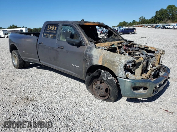 2021 Ram 3500 Big Horn with VIN 3C63RRHL5MG519849, listed as a Copart auction lot 74259313 with 0 mi miles and Non Repairable. Bid and sale history available at carsss.com. Image 1.