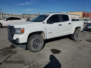 2022 GMC Canyon 4WD AT4 w/Leather with VIN 1GTG6FEN2N1200285, listed as a Copart auction lot 44564205 with 118,711 mi miles and Salvage Title. Bid and sale history available at carsss.com. Image 1.
