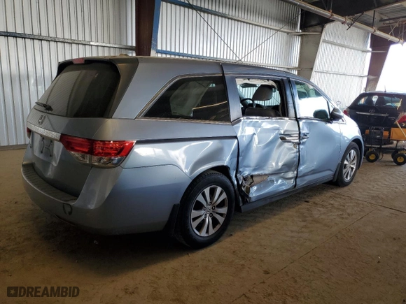 2014 Honda Odyssey EX-L with VIN 5FNRL5H68EB113983, listed as a Copart auction lot 51154825 with 133,515 mi miles and Salvage Title. Bid and sale history available at carsss.com. Image 3.