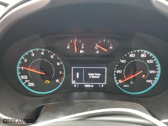 2022 Chevrolet Malibu LT with VIN 1G1ZD5ST3NF132733, listed as a Copart auction lot 45804235 with 76,225 mi miles and Salvage Title. Bid and sale history available at carsss.com. Image 9.
