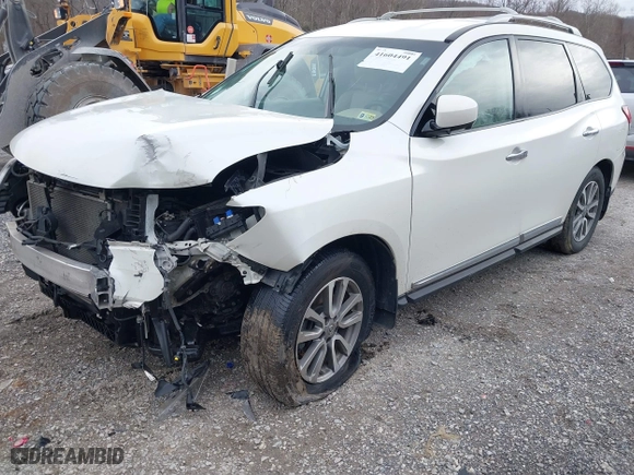 2016 Nissan Pathfinder Platinum with VIN 5N1AR2MM6GC647431, listed as a IAAI auction lot 41604491 with 171,211 mi miles. Bid and sale history available at carsss.com. Image 18.
