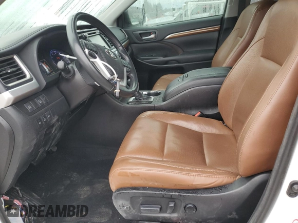 2018 Toyota Highlander Hybrid Limited with VIN 5TDDGRFH4JS052163, listed as a Copart auction lot 49333725 with 66,539 mi miles and Salvage title. Bid and sale history available at DreamBid. Image 7.