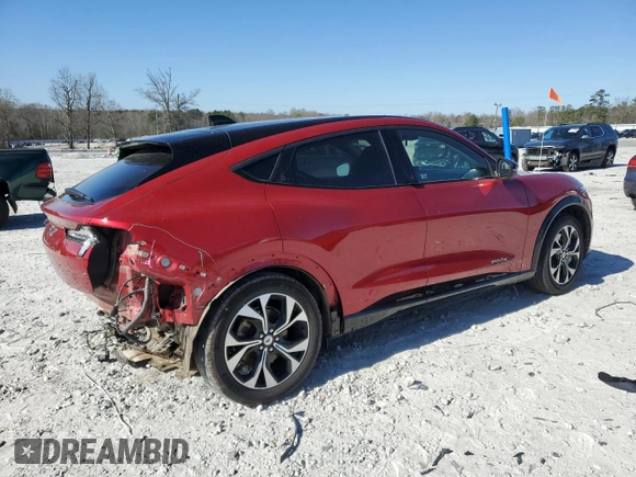 2022 Ford Mustang Mach-E Premium with VIN 3FMTK3R79NMA29148, listed as a Copart auction lot 50114695 with 37,903 mi miles and Salvage Title. Bid and sale history available at DreamBid. Image 3.