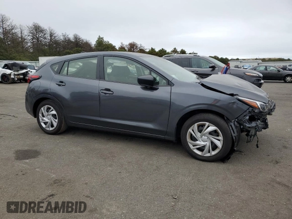 2024 Subaru Impreza with VIN JF1GUABCXR8369338, listed as a Copart auction lot 73175644 with 2,306 mi miles and Salvage Title. Bid and sale history available at carsss.com. Image 4.