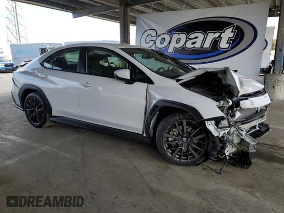 2023 Subaru WRX Premium z VIN JF1VBAF60P9812766, wystawiony jako Copart lot #55696695 z przebiegiem 25 894 mil mil oraz Szkoda całkowita • Salvage title. Historia ofert i sprzedaży dostępna na DreamBid. Obrazek 4.