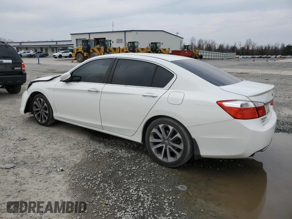 2014 Honda Accord Sedan Sport with VIN 1HGCR2F5XEA015559, listed as a Copart auction lot 48861885 with 215,965 mi miles and Salvage Title. Bid and sale history available at carsss.com. Image 2.
