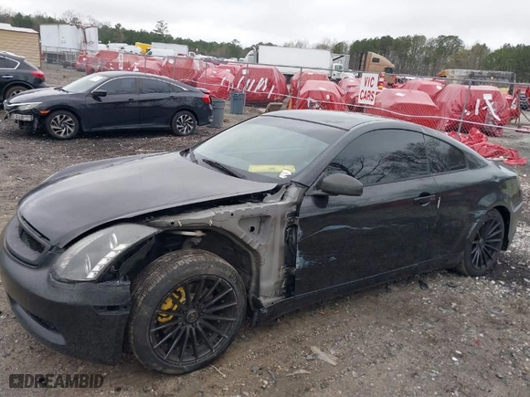 2006 Infiniti G35 Coupe with VIN JNKCV54E16M722272, listed as a IAAI auction lot 41839803 with 162,655 mi miles. Bid and sale history available at carsss.com. Image 6.