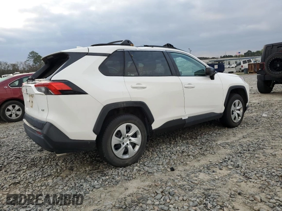 2020 Toyota RAV4 LE with VIN 2T3H1RFV7LC077957, listed as a Copart auction lot 49574275 with 56,650 mi miles and Salvage Title. Bid and sale history available at carsss.com. Image 3.