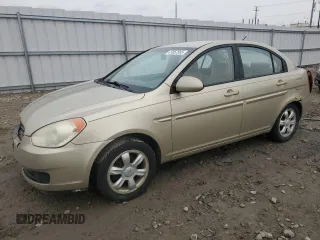 2006 Hyundai Accent GLS with VIN KMHCN46C56U028445, listed as a Copart auction lot 47857585 with 154,388 mi miles and Clean Title. Bid and sale history available at carsss.com. Image 1.