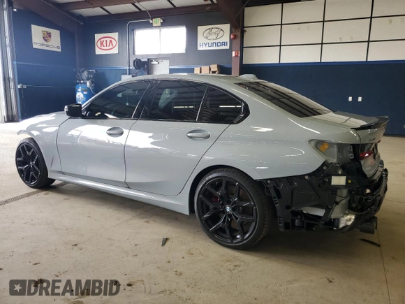 2025 BMW 3 Series M340i xDrive with VIN 3MW69FT03S8E94648, listed as a Copart auction lot 48561965 with 6,093 mi miles and Salvage Title. Bid and sale history available at carsss.com. Image 2.