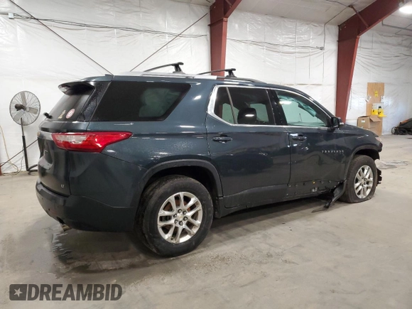 2018 Chevrolet Traverse LT Cloth with VIN 1GNEVGKW2JJ231714, listed as a Copart auction lot 49457155 with 143,635 mi miles and Salvage Title. Bid and sale history available at DreamBid. Image 3.