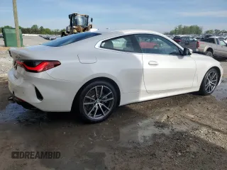 2024 BMW 4 Series 430i z VIN WBA53AP00RCR73980, wystawiony jako Copart lot #53991615 z przebiegiem 24 375 mil mil oraz Szkoda całkowita • Salvage title. Historia ofert i sprzedaży dostępna na DreamBid. Obrazek 3.