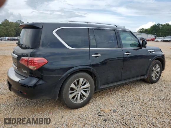 2015 Infiniti QX80 with VIN JN8AZ2NF6F9571598, listed as a Copart auction lot 54220085 with 207,891 mi miles and Clean Title. Bid and sale history available at DreamBid. Image 3.