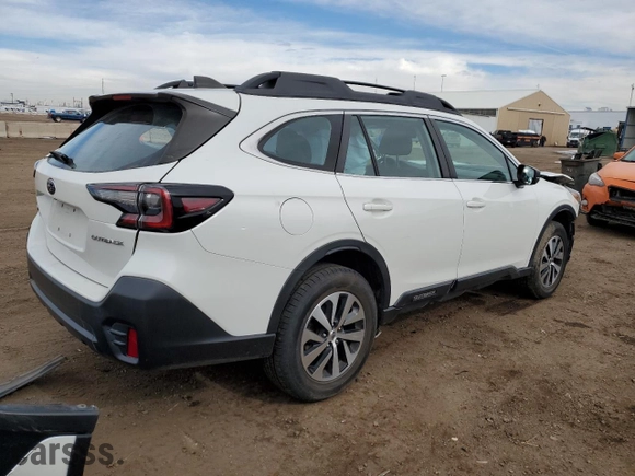 2020 Subaru Outback with VIN 4S4BTAACXL3249385, listed as a Copart auction lot 45038475 with 0 mi miles and Salvage Title. Bid and sale history available at carsss.com. Image 3.