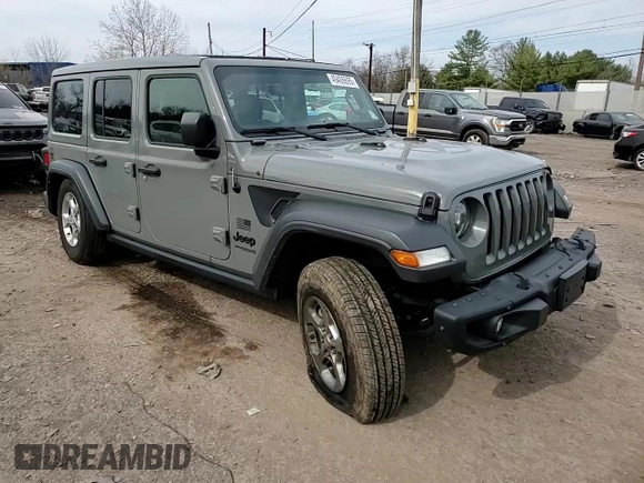 2021 Jeep Wrangler Unlimited Freedom with VIN 1C4HJXDN4MW672340, listed as a Copart auction lot 49406695 with 48,832 mi miles and Salvage title. Bid and sale history available at DreamBid. Image 11.