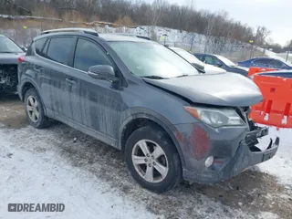 2014 Toyota RAV4 XLE with VIN 2T3WFREV7EW120091, listed as a IAAI auction lot 41605438 with 109,865 mi miles. Bid and sale history available at carsss.com. Image 1.