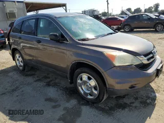 2010 Honda CR-V LX with VIN 5J6RE3H3XAL014202, listed as a Copart auction lot 62591285 with 166,706 mi miles and Salvage title. Bid and sale history available at DreamBid. Image 4.