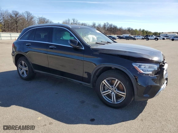 2021 Mercedes-Benz GLC with VIN W1N0G8EB0MV316925, listed as a Copart auction lot 48267115 with 44,953 mi miles and Salvage Title. Bid and sale history available at carsss.com. Image 4.