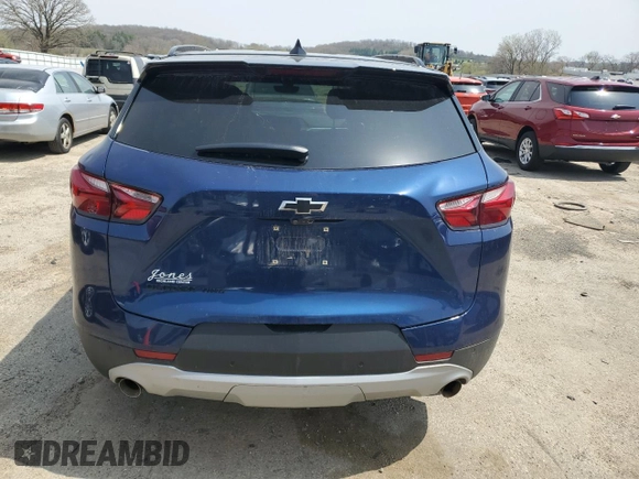 2022 Chevrolet Blazer LT z VIN 3GNKBJRS4NS162573, wystawiony jako Copart lot #54593685 z przebiegiem 48 516 mil mil oraz Szkoda całkowita • Salvage title. Historia ofert i sprzedaży dostępna na DreamBid. Obrazek 6.