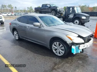 2011 Infiniti M37 with VIN JN1BY1AR7BM375807, listed as a IAAI auction lot 41716432 with 167,343 mi miles. Bid and sale history available at carsss.com. Image 1.