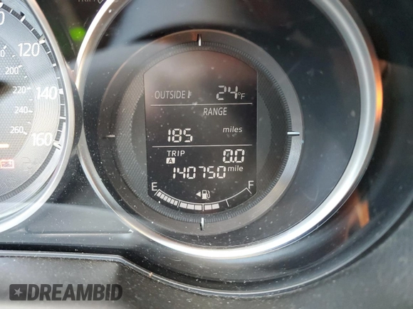 2016 Mazda CX-5 Touring z VIN JM3KE2CY0G0846699, wystawiony jako Copart lot #81785864 z przebiegiem 140 750 mil mil oraz Szkoda całkowita • Salvage title. Historia ofert i sprzedaży dostępna na DreamBid. Obrazek 9.