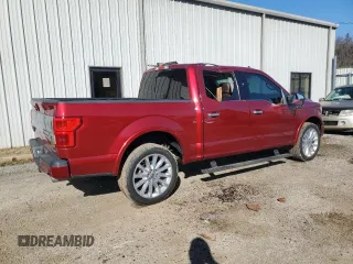 2019 Ford F-150 Limited with VIN 1FTEW1EG7KFC78751, listed as a Copart auction lot 46852655 with 92,199 mi miles and Salvage Title. Bid and sale history available at carsss.com. Image 3.
