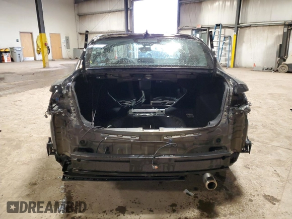 2019 Acura ILX w/Premium Pkg with VIN 19UDE2F71KA015091, listed as a Copart auction lot 46698375 with 0 mi miles and Salvage Title. Bid and sale history available at carsss.com. Image 6.