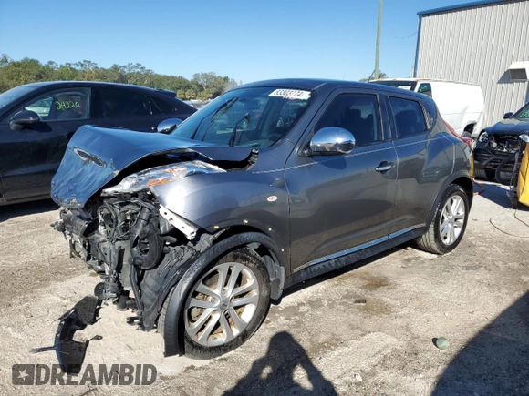 2012 Nissan Juke SL with VIN JN8AF5MR1CT117568, listed as a Copart auction lot 83303774 with 71,890 mi miles and Salvage Title. Bid and sale history available at carsss.com. Image 1.