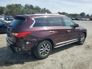 2014 Infiniti QX60 with VIN 5N1AL0MM2EC545725, listed as a Copart auction lot 51765985 with 144,035 mi miles and Clean Title. Bid and sale history available at carsss.com. Image 3.