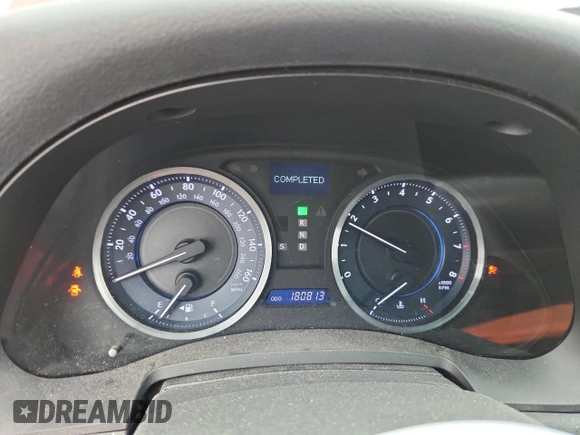 2012 Lexus IS 250 with VIN JTHBF5C2XC5173497, listed as a Copart auction lot 60824515 with 180,813 mi miles and Salvage title. Bid and sale history available at DreamBid. Image 9.