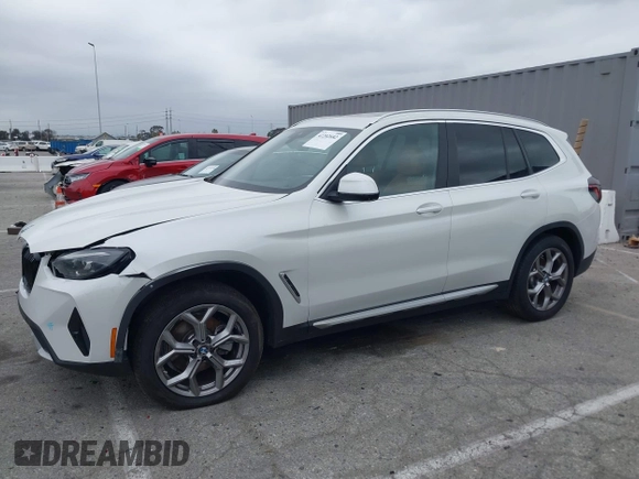 2024 BMW X3 sDrive30i with VIN 5UX43DP00R9W45986, listed as a IAAI auction lot 42202682 with 5,054 mi miles and . Bid and sale history available at DreamBid. Image 14.