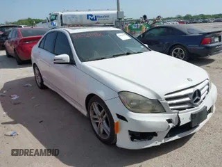 2013 Mercedes-Benz C-Class C 250 Sport with VIN WDDGF4HB5DA798415, listed as a IAAI auction lot 42026488 with 214,752 mi miles. Bid and sale history available at carsss.com. Image 1.