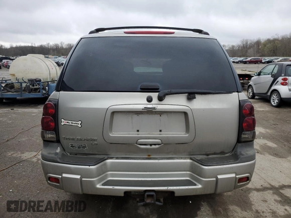 2007 Chevrolet TrailBlazer LS with VIN 1GNDT13S872161973, listed as a Copart auction lot 52760045 with 245,313 mi miles and Salvage Title. Bid and sale history available at carsss.com. Image 6.