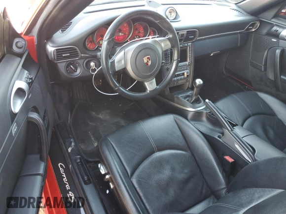 2008 Porsche 911 Carrera S with VIN WP0AB29998S731098, listed as a Copart auction lot 80734494 with 52,742 mi miles and Salvage Title. Bid and sale history available at DreamBid. Image 8.