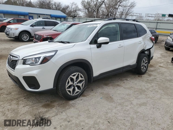 2019 Subaru Forester Premium with VIN JF2SKAGC6KH536286, listed as a Copart auction lot 49733775 with 77,573 mi miles and Salvage Title. Bid and sale history available at carsss.com. Image 1.
