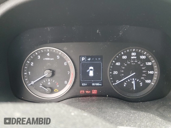 2018 Hyundai Tucson SEL with VIN KM8J33A44JU771453, listed as a Copart auction lot 51869835 with 95,100 mi miles and Clean Title. Bid and sale history available at carsss.com. Image 9.