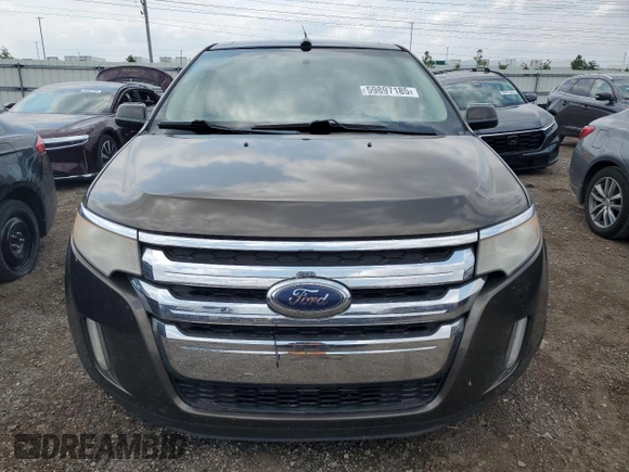 2011 Ford Edge Limited with VIN 2FMDK3KC9BBB37925, listed as a Copart auction lot 59897185 with 155,135 mi miles and Salvage title. Bid and sale history available at DreamBid. Image 5.
