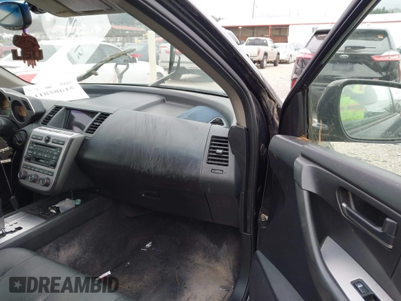 2005 Nissan Murano SL with VIN JN8AZ08W65W421149, listed as a IAAI auction lot 41858615 with 146,308 mi miles and . Bid and sale history available at DreamBid. Image 5.