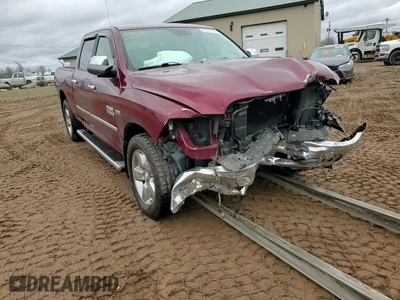 2017 Ram 1500 Big Horn with VIN 1C6RR7TT1HS673754, listed as a Copart auction lot 80468104 with 156,023 mi miles and Clean title. Bid and sale history available at DreamBid. Image 11.