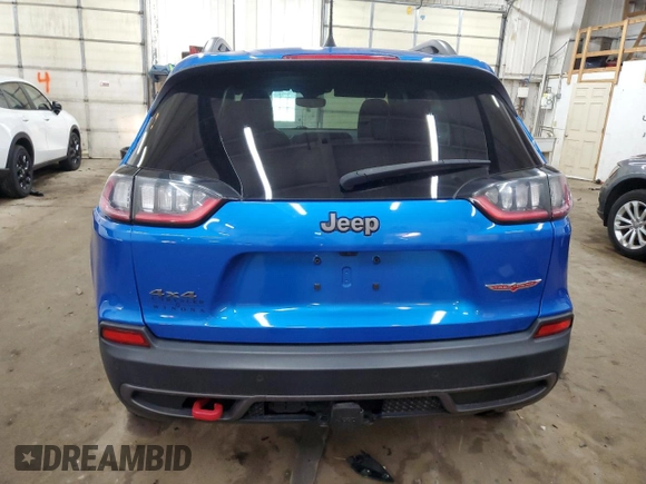 2019 Jeep Cherokee Trailhawk with VIN 1C4PJMBX4KD478219, listed as a Copart auction lot 60919595 with 42,726 mi miles and Salvage title. Bid and sale history available at DreamBid. Image 6.