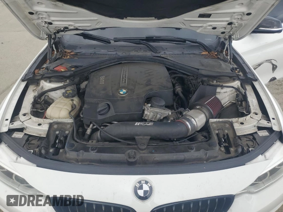 2015 BMW 4 Series 435i with VIN WBA3R1C51FK194208, listed as a Copart auction lot 50920225 with 114,894 mi miles and Salvage title. Bid and sale history available at DreamBid. Image 11.