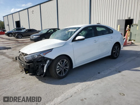 2024 Kia Forte LXS with VIN 3KPF24AD7RE733115, listed as a Copart auction lot 47525905 with 10,529 mi miles and Non Repairable. Bid and sale history available at carsss.com. Image 1.
