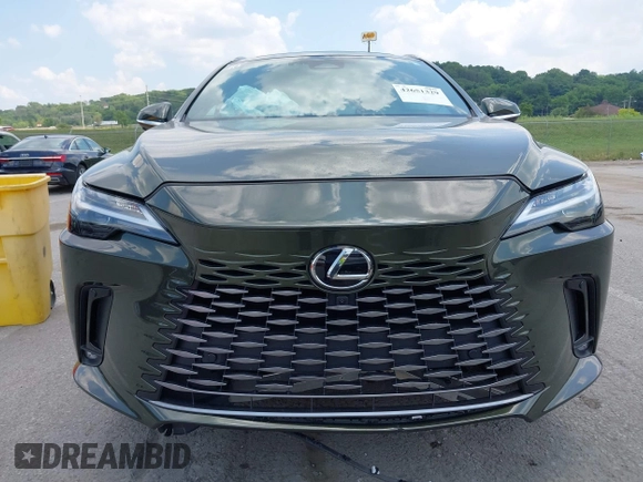 2024 Lexus RX 350 with VIN 2T2BAMBA6RC046837, listed as a IAAI auction lot 42651329 with 9,689 mi miles and . Bid and sale history available at DreamBid. Image 12.