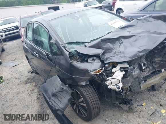 2018 Honda Fit EX-L with VIN 3HGGK5H97JM734000, listed as a IAAI auction lot 42280711 with 45,367 mi miles and . Bid and sale history available at DreamBid. Image 1.
