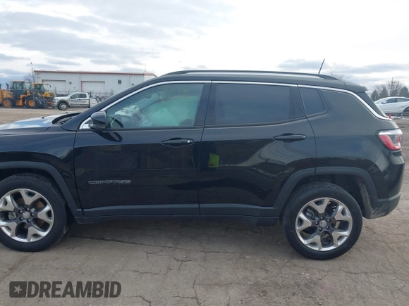 2020 Jeep Compass Limited with VIN 3C4NJDCB6LT164075, listed as a IAAI auction lot 41505470 with 47,196 mi miles and . Bid and sale history available at DreamBid. Image 15.