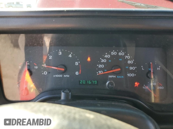 2003 Jeep Wrangler Sport z VIN 1J4FA49S33P302780, wystawiony jako Copart lot #60354805 z przebiegiem 201 679 mil mil oraz Szkoda całkowita • Salvage title. Historia ofert i sprzedaży dostępna na DreamBid. Obrazek 9.