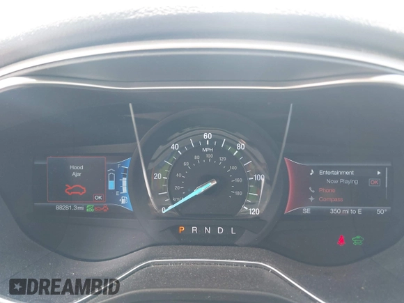 2016 Ford Fusion SE Hybrid with VIN 3FA6P0LU3GR127121, listed as a IAAI auction lot 41840795 with 88,281 mi miles. Bid and sale history available at carsss.com. Image 7.